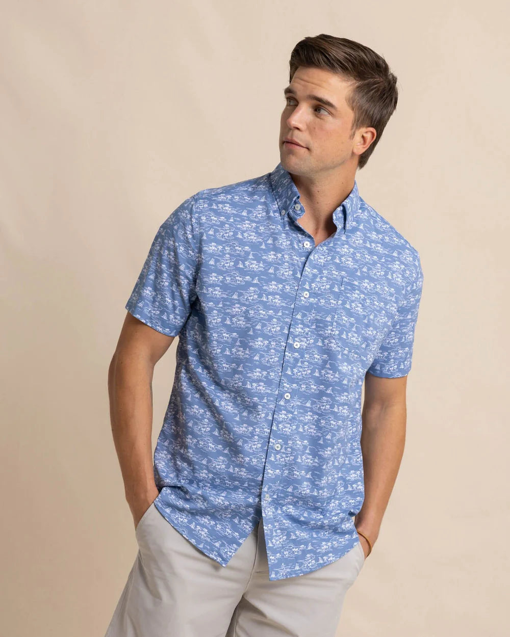 Southern Tides Sunset Beach Sportshirt 10650