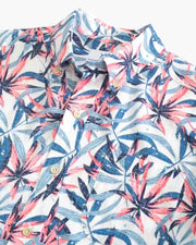 Southern Tide Tropical Blooms Button-down S/S Sportshirt 9881