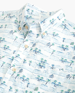 Southern Tide Nice To Sea You S/S Button-down Sportshirt 9887