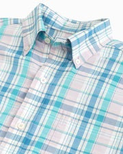 Southern Tide Sky Valley Plaid Coastal Passage Sport Shirt 9649