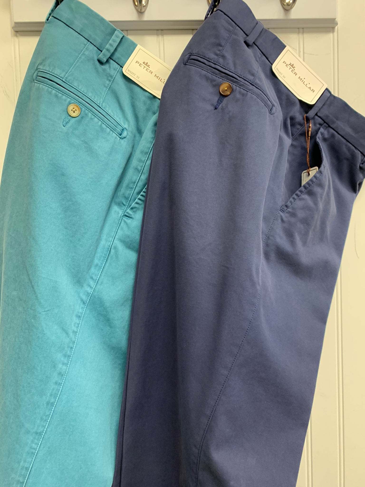 Peter Millar Raleigh Washed Twill Flat Front Pant MF17B84
