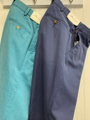 Peter Millar Raleigh Washed Twill Flat Front Pant MF17B84