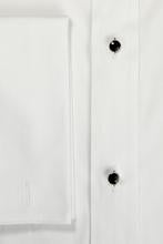 Cardi International “Richard” Tuxedo Shirt - White
