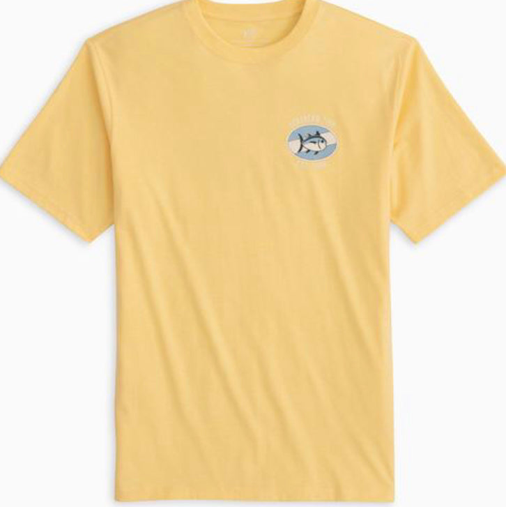 Southern Tide Weathered Label Heathered Tee 7948