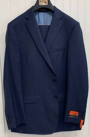 Enzo Super 150 Wool Suit- 84506-2 (Navy Tonal Check)
