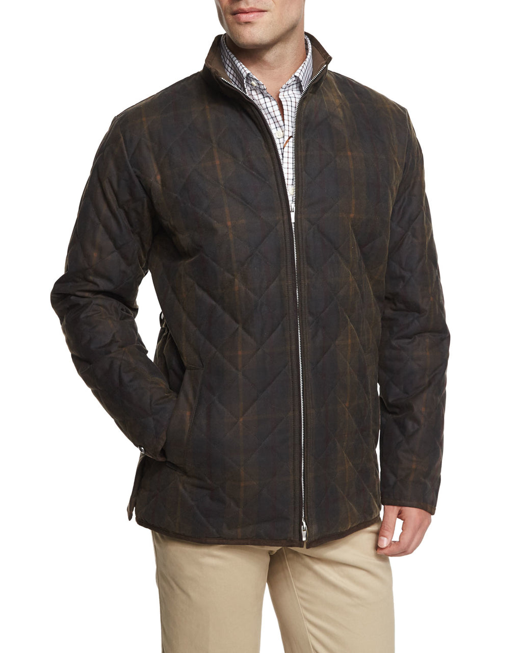 Peter Millar Chesapeake Quilted Wax Cotton Jacket Mf15Z12B