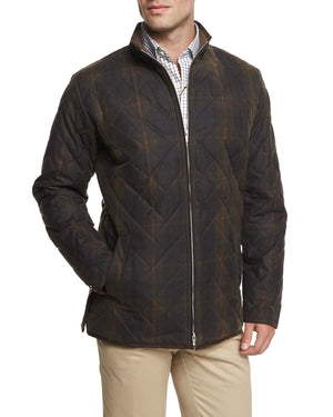 Peter Millar Chesapeake Quilted Wax Cotton Jacket Mf15Z12B
