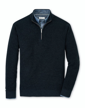 Peter Millar Kitts Twisted  Quarter-Zip Sweater - MF22S05