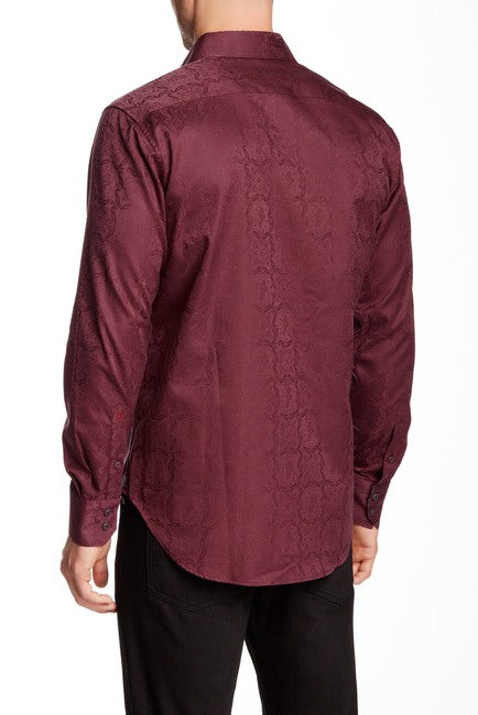 Robert Graham Salisbury Damask Woven Shirt