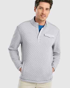 Johnnie-O Diego Quilted Henley Pullover JMKO3050