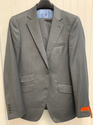 Enzo Super 150 Wool Suit- 59663-5 (Solid Gray)