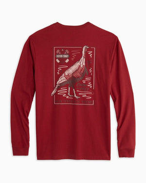 Southern Tide Know Your Prey Turkey Long Sleeve Tee 8509