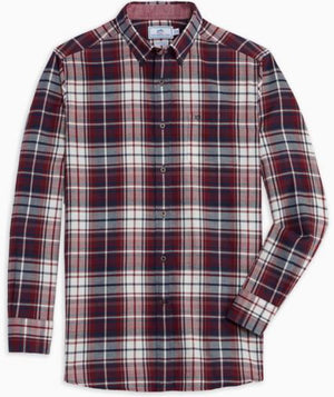 Southern Tide Flannel Purser Plaid Sport Shirt 8380
