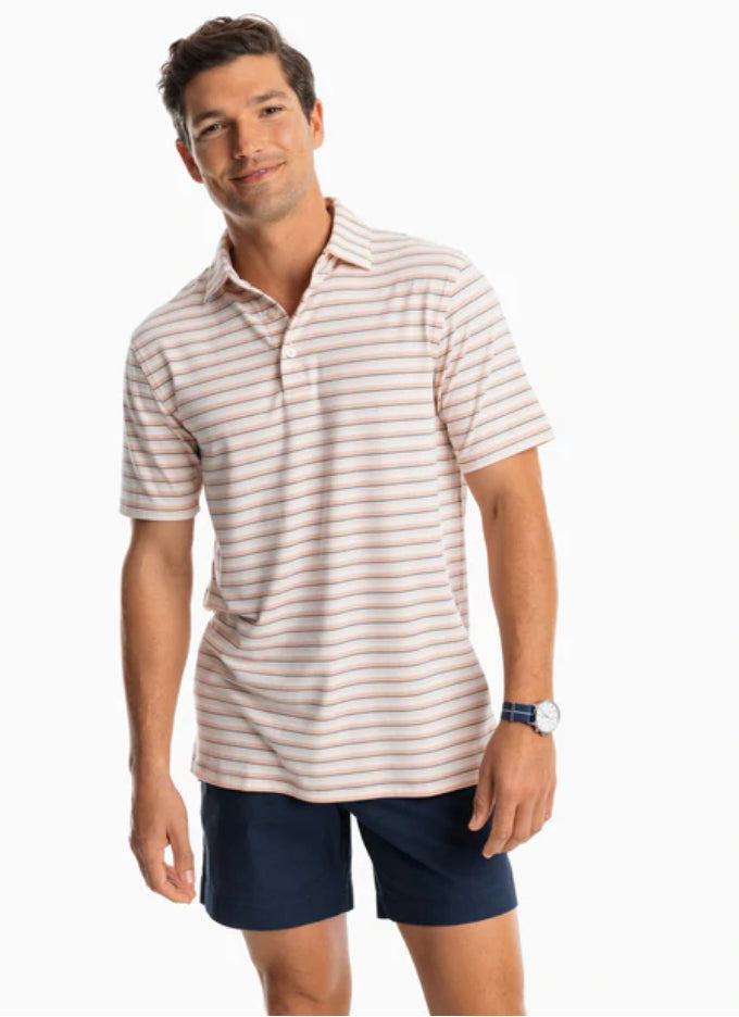 Southern Tide Ryder Rodanthe Striped Performance Polo 8927