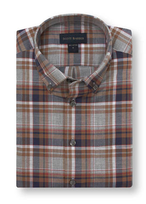 Scott Barber Cotton Melange Sport Shirt 65050