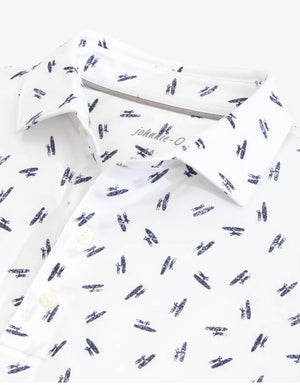 Johnnie-O Birdie Performance Polo Shirt - Exeter Print JMPO3270