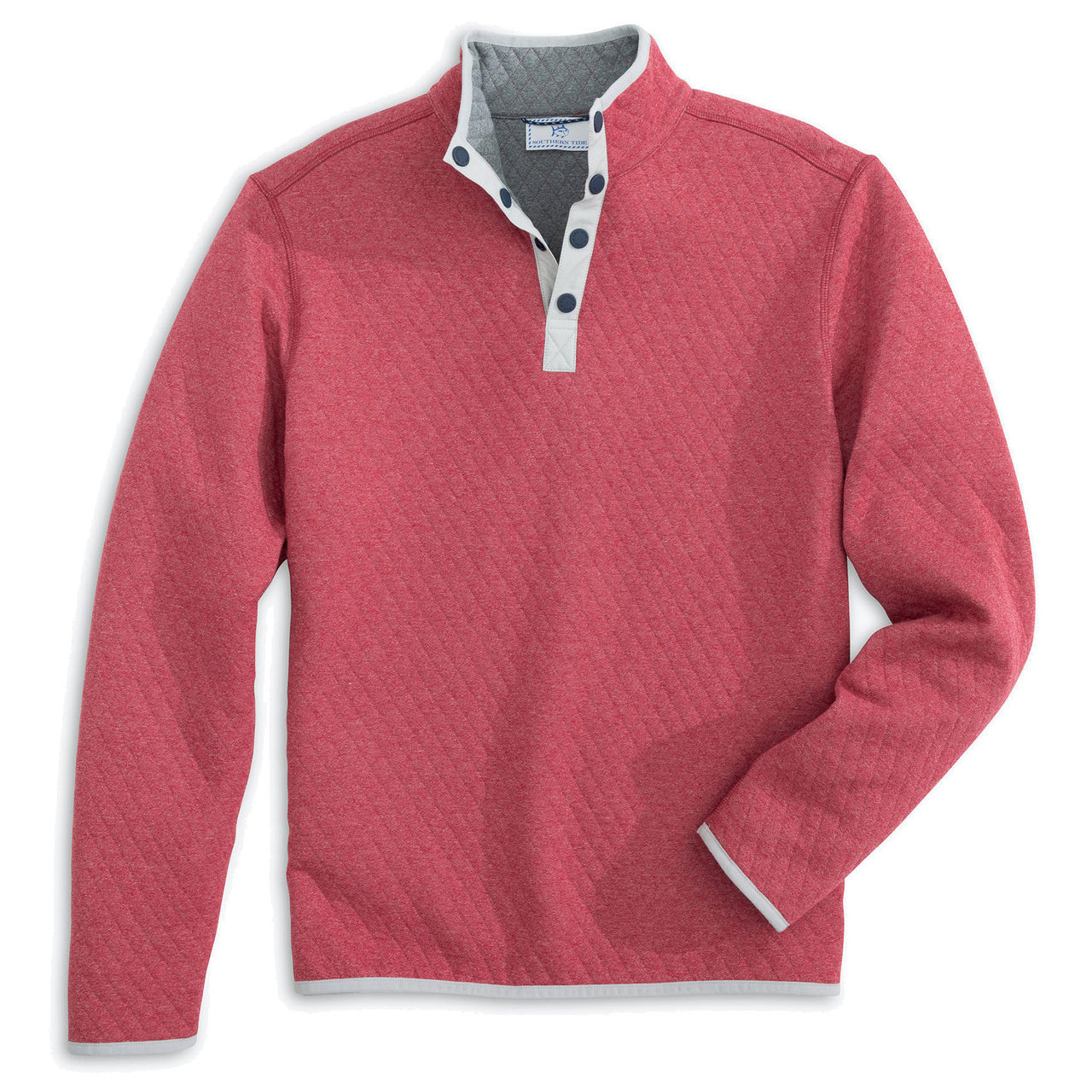 Southern Tide Tiller Heather Reversable Quarter Zip