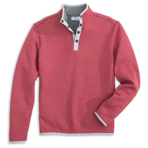 Southern Tide Tiller Heather Reversable Quarter Zip