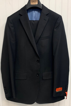 Enzo Super 150 Wool Suit- 59663-1 (Black)