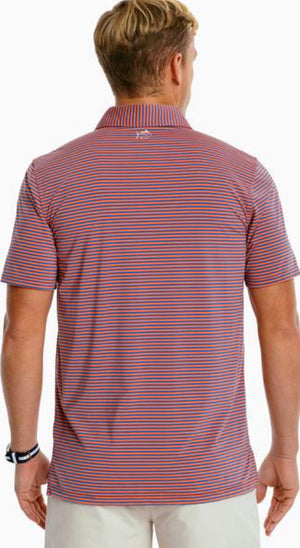 Southern Tide Brrr Eeze Quetzal Stripe Performance Polo 7696