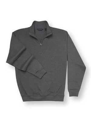 Scott Barber Pima Cotton Interlock 1/4 ZIP Mock