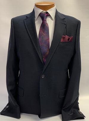 S. Cohen Performance Wool Sport Coat - Peno - Navy - 7210S2