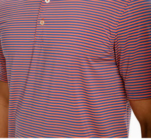 Southern Tide Brrr Eeze Quetzal Stripe Performance Polo 7696