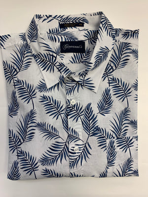 Giovanni’s Cotton/Linen Short Sleeve WSS2226
