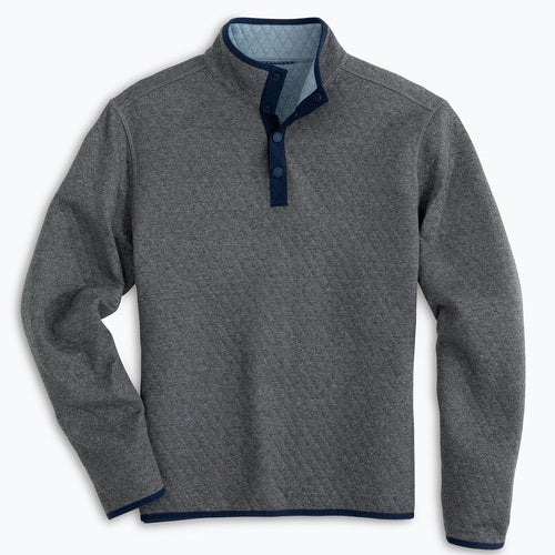 Southern Tide Tiller Heather Reversable Quarter Zip