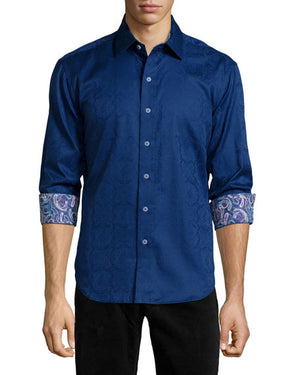 Robert Graham Salisbury Damask Woven Shirt