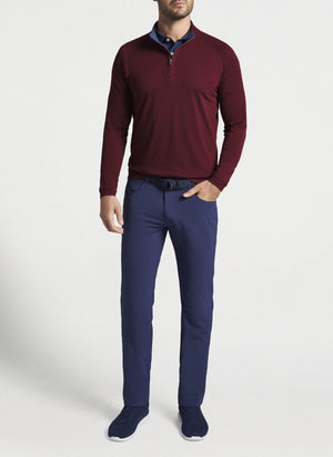 Peter Millar Bullseye Precision Wool Blend Quarter Zip MF21EK540