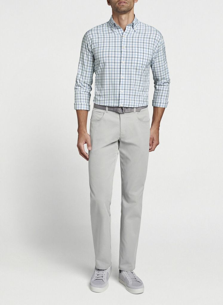 Peter Millar Barrie Performance Poplin Sport Shirt MF21EW02BL