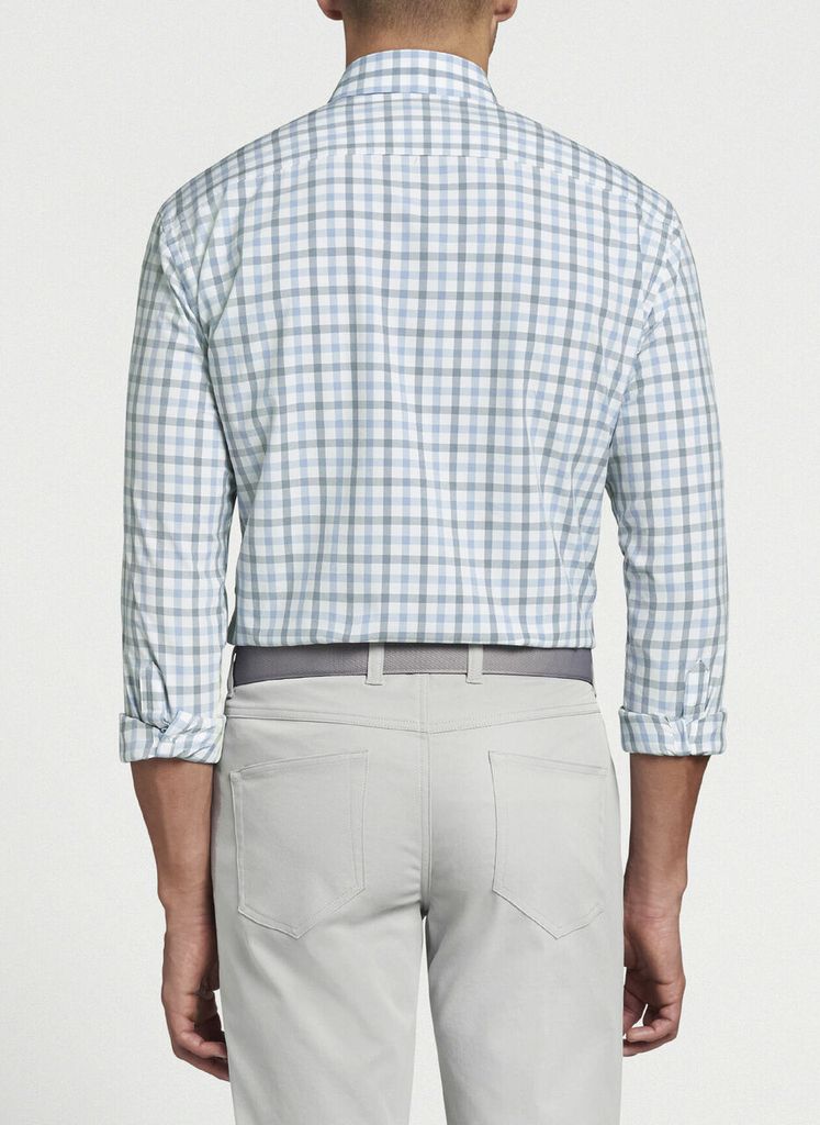 Peter Millar Barrie Performance Poplin Sport Shirt MF21EW02BL