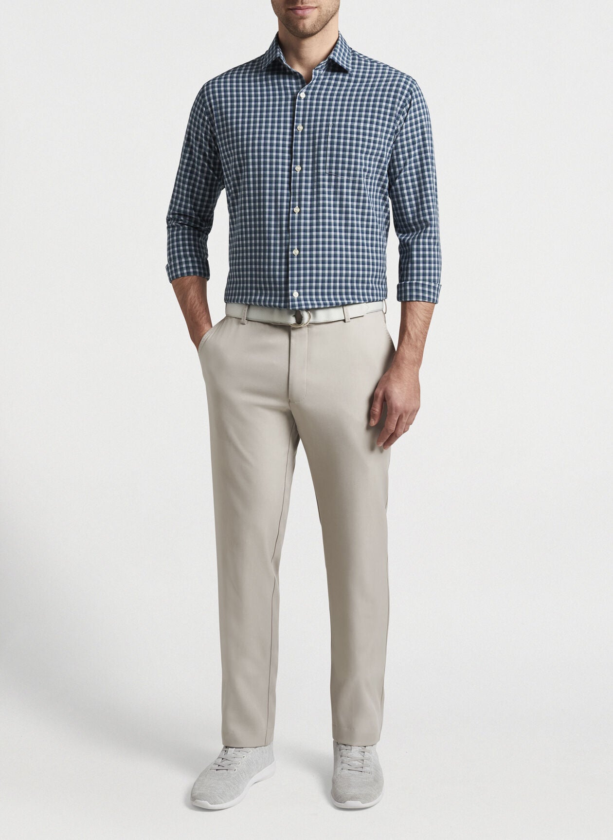 Peter Millar Performance Poplin Morden Sport Shirt MF21EW06SL