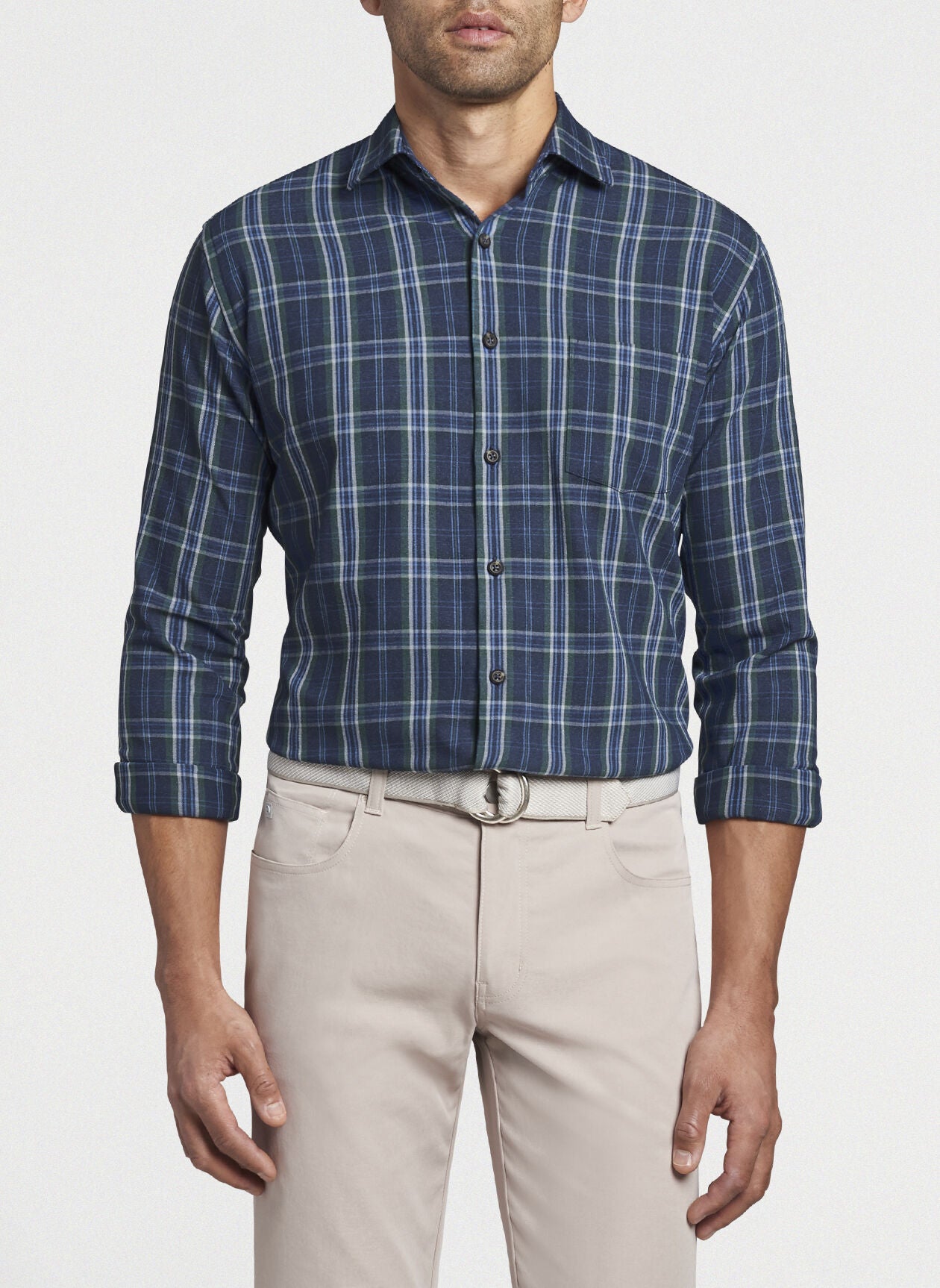 Peter Millar Performance Flannel Jolli Sport Shirt MF21EW63SL