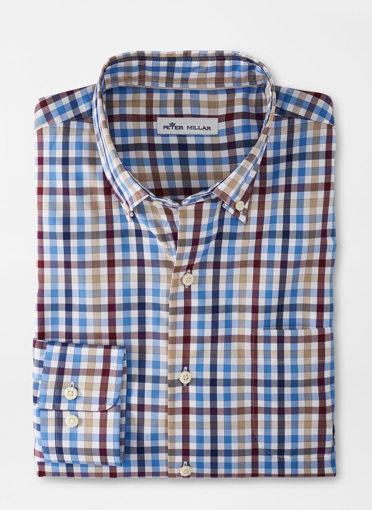 Peter Millar Crown Ease Langley Cotton-Blend Sport Shirt MF21W31NBL