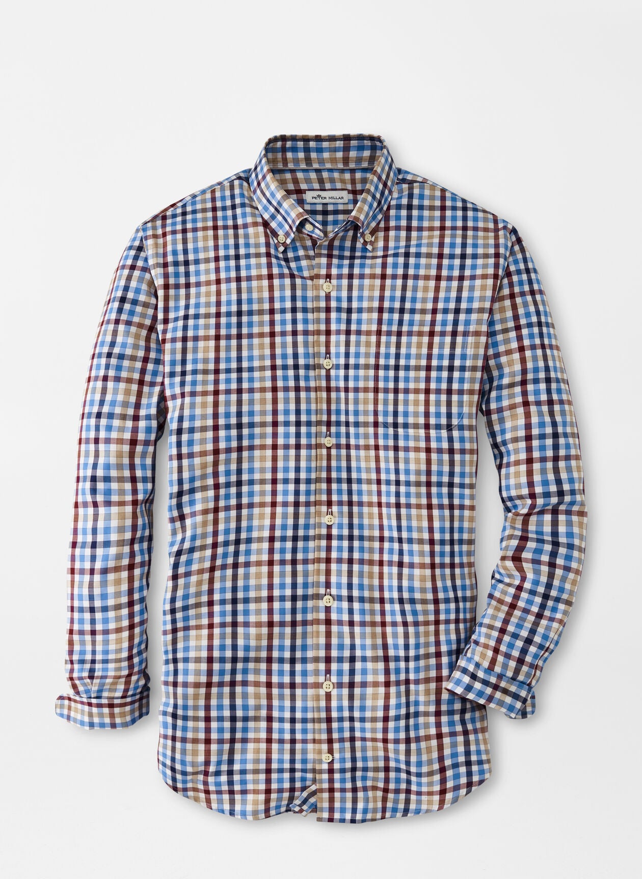 Peter Millar Crown Ease Langley Cotton-Blend Sport Shirt MF21W31NBL