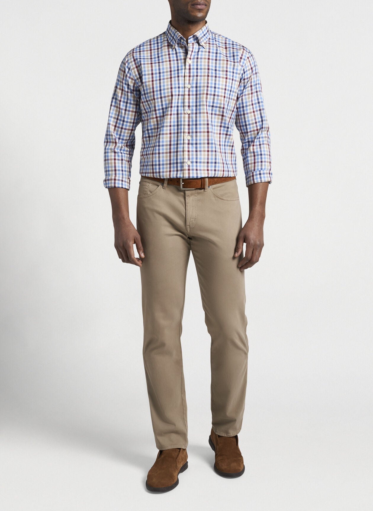 Peter Millar Crown Ease Langley Cotton-Blend Sport Shirt MF21W31NBL