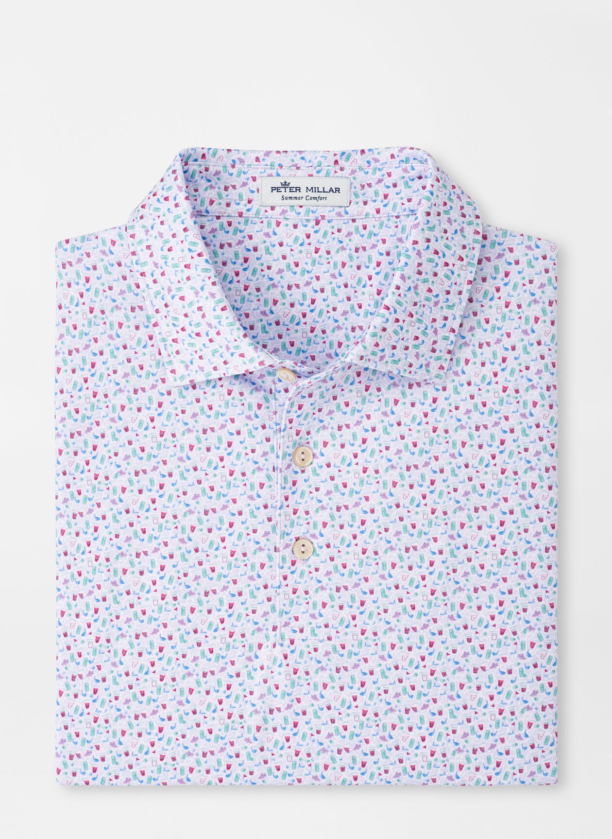 Peter Millar Dazed and Transfused Performance Jersey Polo - MF22EK32S