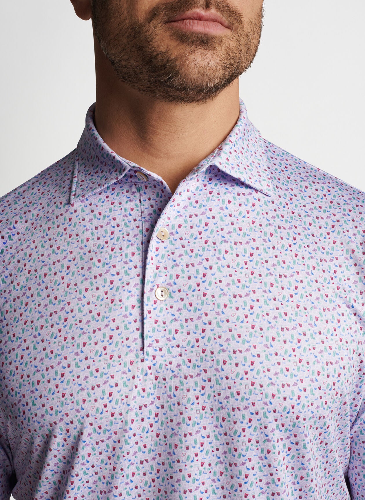 Peter Millar Dazed and Transfused Performance Jersey Polo
