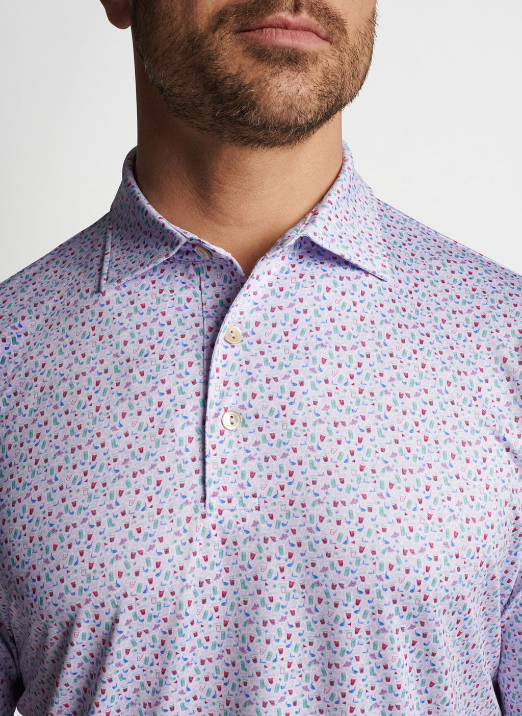 Peter Millar Dazed and Transfused Performance Jersey Polo - MF22EK32S