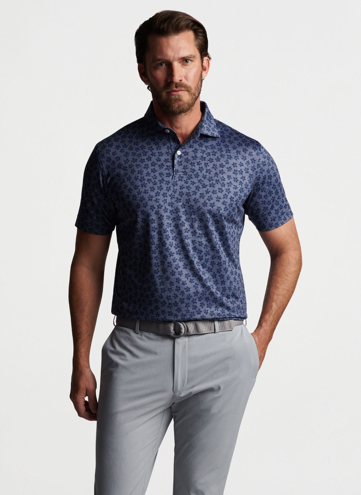 Peter Millar Fordham Performance Tailored Fit Jersey Polo - MF22XK12E