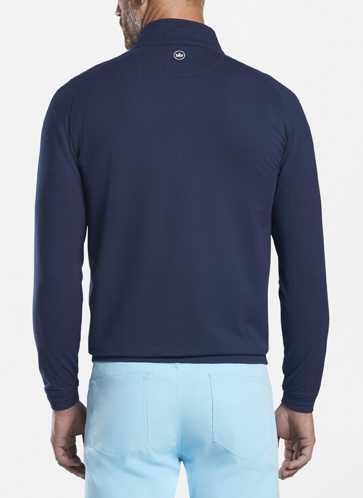 Peter Millar Perth Engineered Stripe Performance Quarter-Zip - MS21EK40G