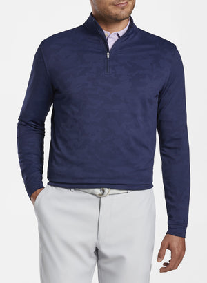 Peter Millar Perth Camouflage Performance Jacquard Quarter Zip - MS21EK40H