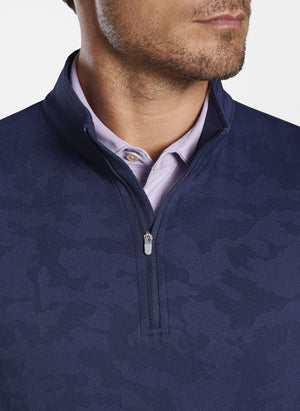 Peter Millar Perth Camouflage Performance Jacquard Quarter Zip - MS21EK40H