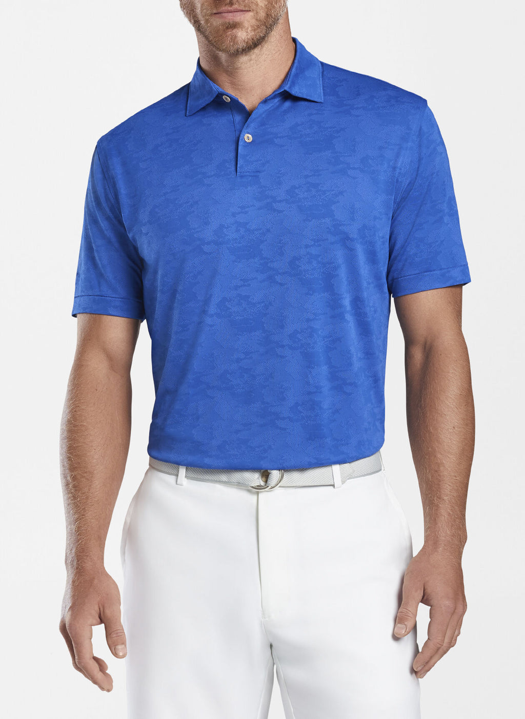 Peter Millar Carl Distressed Camo Performance Jacquard Polo MS21EK81S