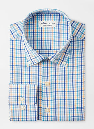 Peter Millar Dalton Performance Twill Sport Shirt - MS21EW14BL