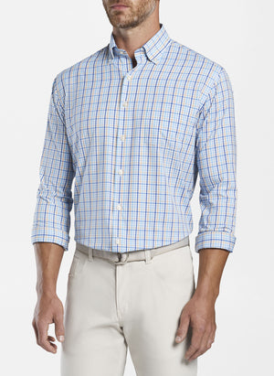 Peter Millar Dalton Performance Twill Sport Shirt - MS21EW14BL