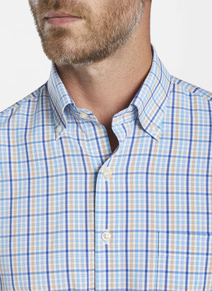 Peter Millar Dalton Performance Twill Sport Shirt - MS21EW14BL
