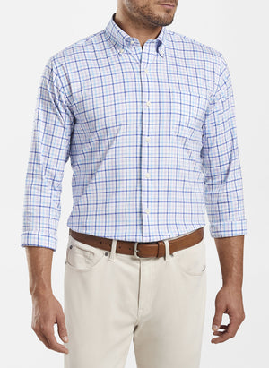 Peter Millar Crown Lite Sydney Cotton-Blend Sport Shirt - MS21W06NBL